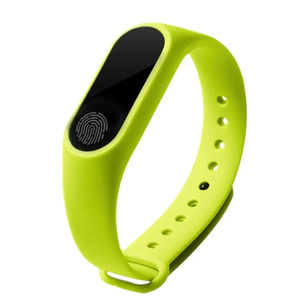 

M2 Color Screen Smart Bracelet Fitness Tracker Step Counter Information Push Smart Reminder Rechargeable Smart Wristband