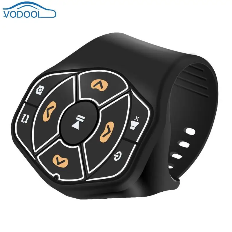

VODOOL Wireless Car Steering Wheel Button Control Universal Bluetooth V4.0 Remote Control for Android IOS Car Electronics