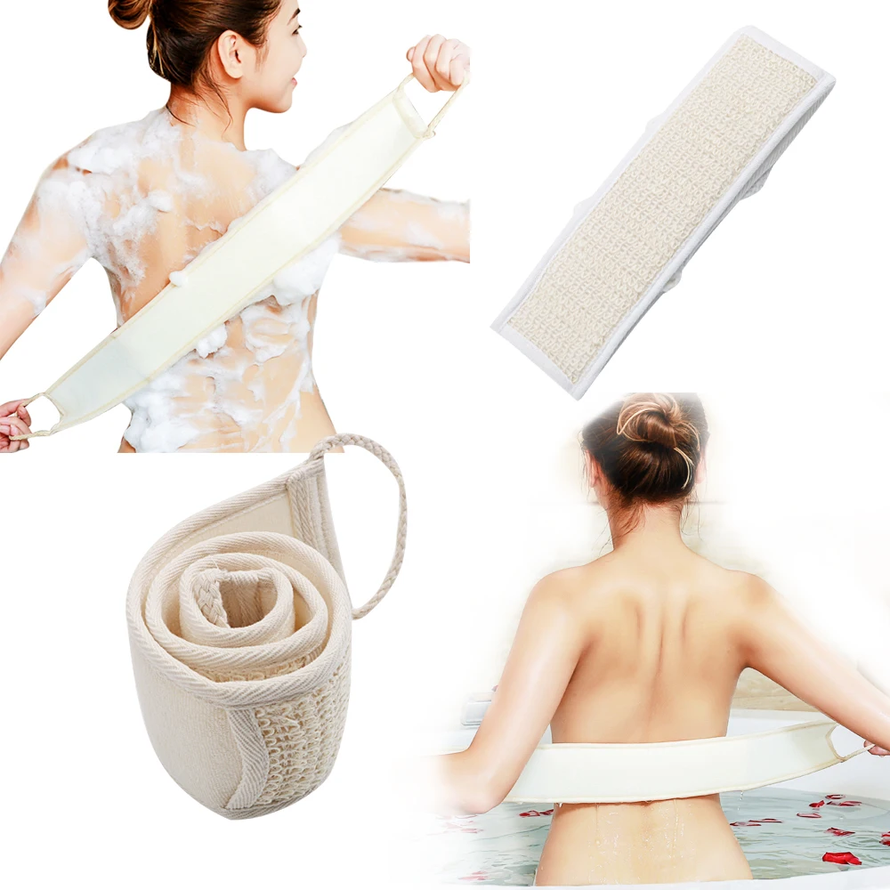 

Spa Massage Scrubbers Healthy Unisex Massage Spa Scrubber Sponge Exfoliating Back Strap Body Scrubber Body Skin Towel Brush