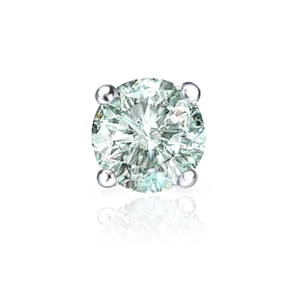 Pendientes Finos De Tachuelas De Diamantes - EBay