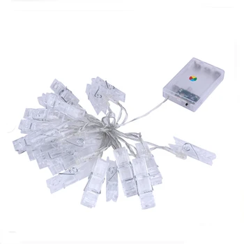 

BIFI-2.2M 20Led Photo Clip Holder Led String Lights Battery Powered Christmas New Year Party Wedding Decoration Fairy Lights