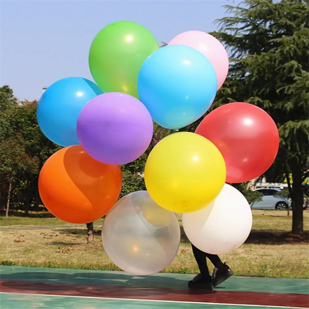 

Pack Of 1pc 40 Inch 100cm Big Latex Balloons Happy Birthday Balloon For Birthday Party Events And Wedding Decoration