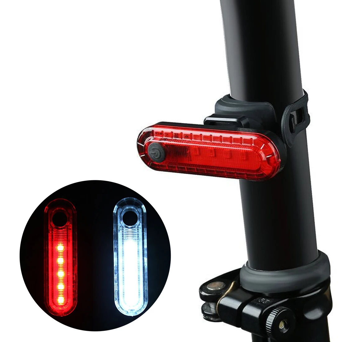 Водонепроницаемый велосипедный фонарь MTB Предупреждение Велосипедный свет велосипедная задняя фара Led USB перезаряжаемая езда задний свет аксессуары