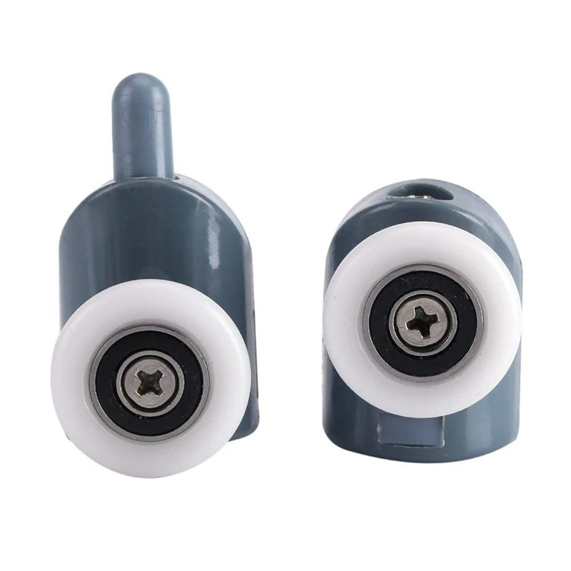8Pc Shower Door Castors Rolls Shower Door Rollers Sliding Door Roller Guide Shower Spare Parts Glass Door Pulleys Wheels Runne