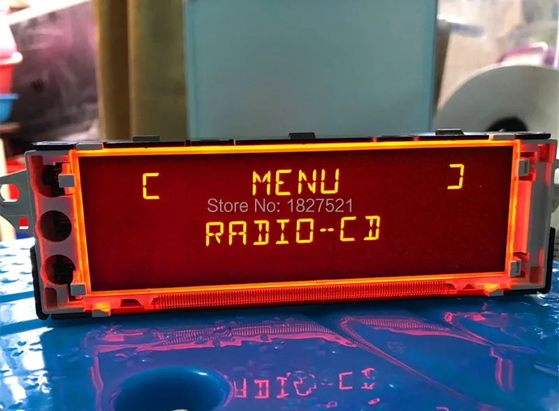 Оригинальный заводской автомобильный экран с поддержкой USB AUX дисплей красный