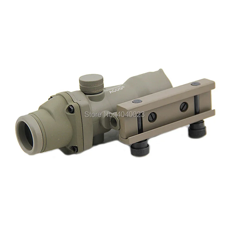 Тактический Оптический прицел из волокна ACOG 4X32 с зеленым стеклом и гравировкой