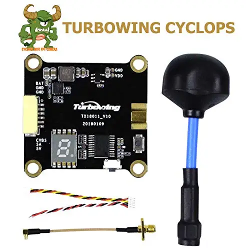 

Turbowing Tx18011 5.8ghz 0/25mw/200mw/600mw Switchable FPV Vtx With Mmcx Smart Audio Configuring Via Betaflight Flight Control