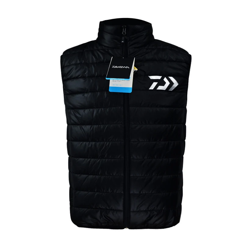 

1PC Outdoor Sports Men Down Fishing Vest Autumn Winter Thick Waterproof Anti-static Breathable Fishing Suit Warm Fishing Vest