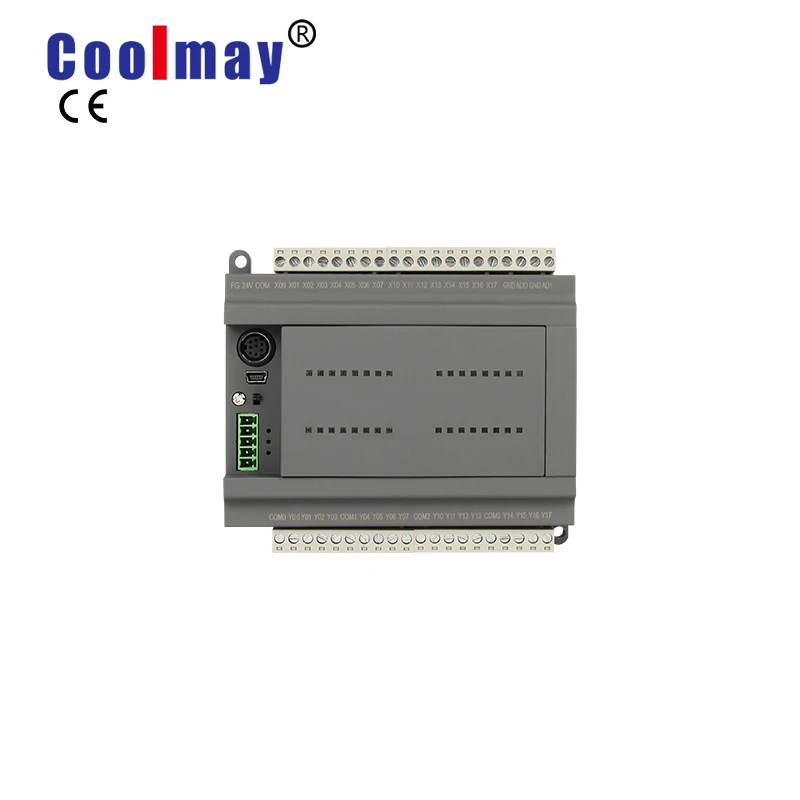 Coolmay CX3G-32MRT-2AD-1PT1A4-485/485 Relay output mixed analog 4-20mA&PT100 PLC