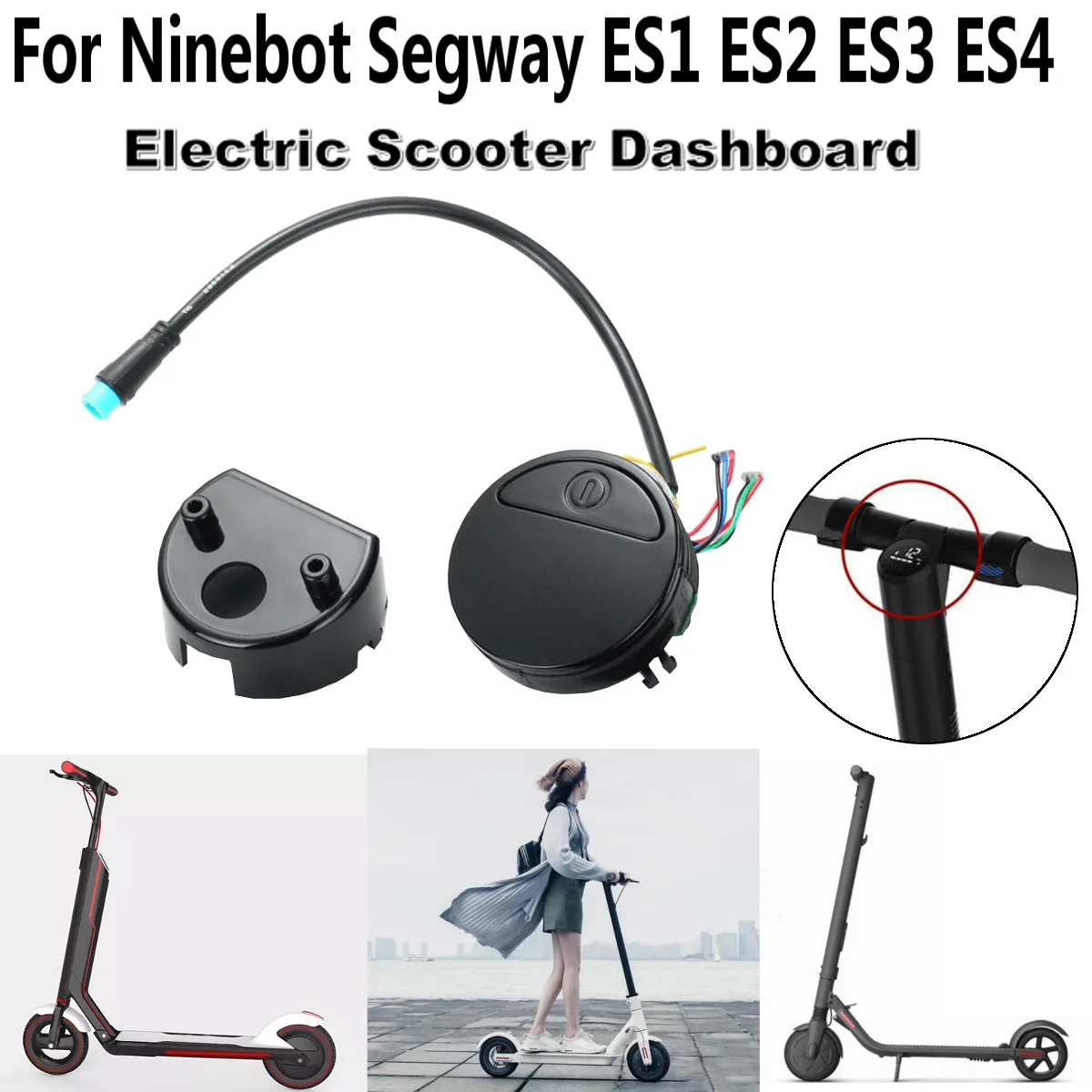 

Electric Scooter Circuit Board Dashboard Cover For Xiaomi M365 Electric Skateboard For Ninebot Segway ES1 ES2 ES3 ES4 Switch
