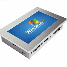 Планшетный ПК с Windows 10 OS 10," Промышленная Сенсорная панель ПК с 2xlan 2xusb 1xhdmi 1xvga 1xsim wifi все в одном ПК низкая цена