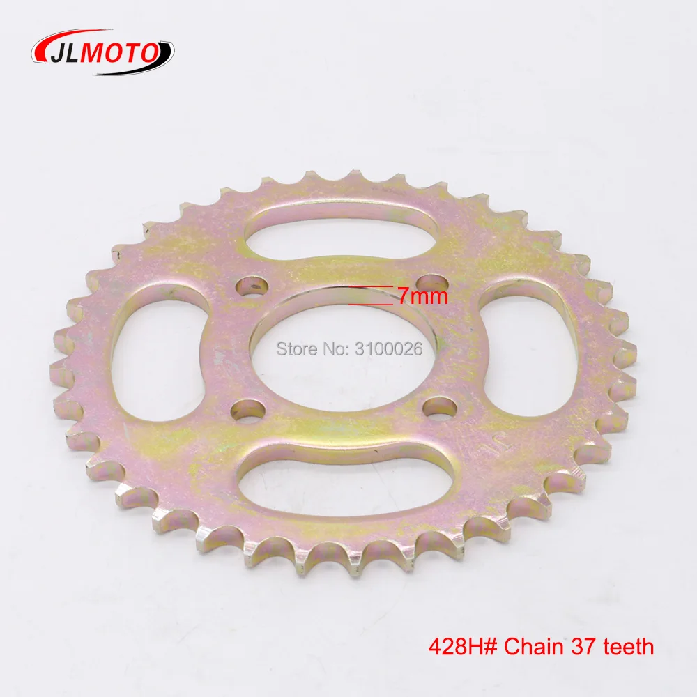 Цепная Звездочка 4*8 5 мм 37T подходит для Китая 50cc 49cc 110cc 428H # цепной привод Китай UTV