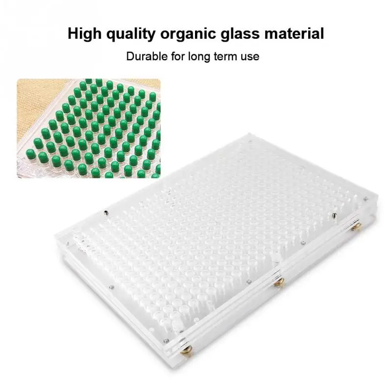 

400 Holes Capsule Powder Maker 00# Empty Capsule Plates With Spreader Powder Manual Capsules Filling Tool