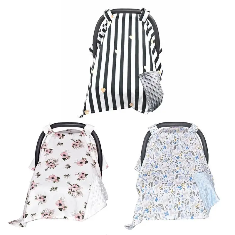 

aby Stroller Accessories Muslin Blanket Car Seat Cover Baby Car Seat Cover Outdoor Anti Wind Safety Canopy Basket Cart Stroller