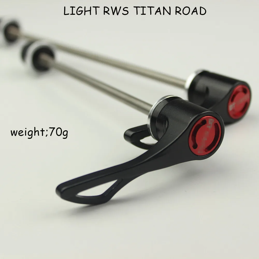 

Titanium Bicycle Skewer Front 100mm Rear 130mm Quick Release For Road Or Mountain Bikes MTB QR