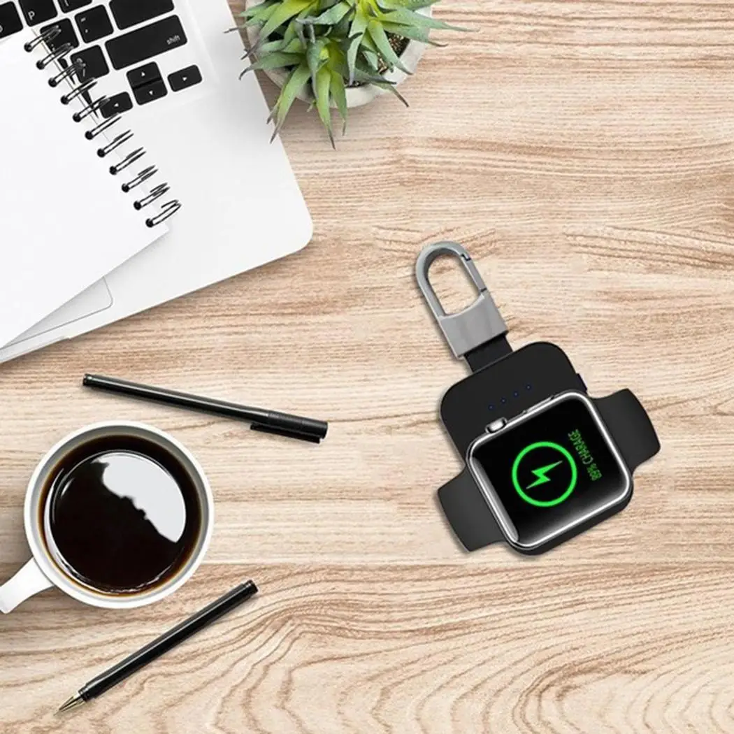 Keyring Shape Wireless Charger Charging Station For 73% watch Apple Watch Stylish design with distinctive look.