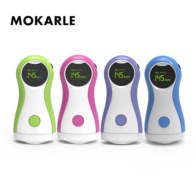

Portable Fetal Doppler Digital LCD Display Fetal Baby With Free Earphone Heart Rate Monitor CE Prenatal Vascular Beat Headset