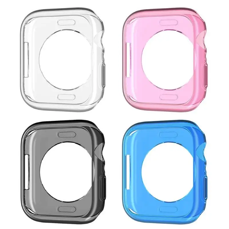 

40mm Band Anti-collision Waterproof Unique Durable TPU Full Fitted Case Protective Cover for Apple Watch Series 4 Smart Watch
