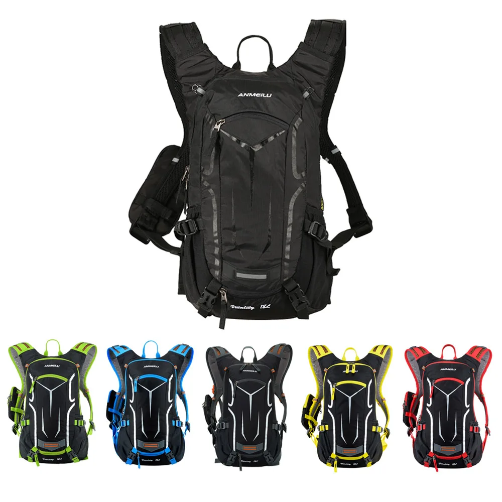 

18L Bike Bicycle Shoulder Backpack Outdoor Cycling Climbing Sports Riding Bag Waterproof Water Bag with Rain Cover