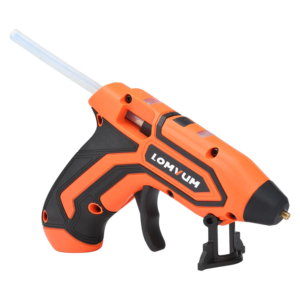 

LOMVUM 200W Professional High Temp Hot Melt Glue Gun Graft Repair Heat Gun Pneumatic DIY Tools With 6 Free Glue Sticks