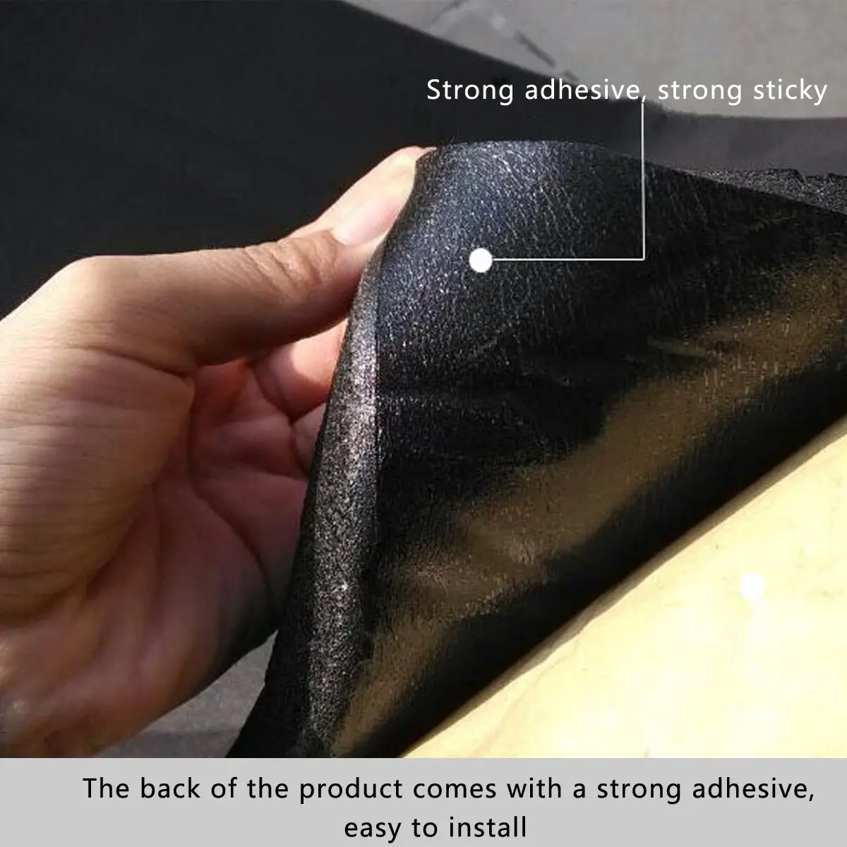 

100 50 1cm Firewall Sound Deadener Car Heat Shield Insulation Deadening Mat Safe