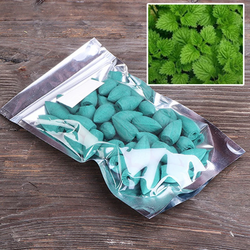 

50X Smoke Tower Cones Bullet Backflow Incense Hollow Cone Office Concentrating