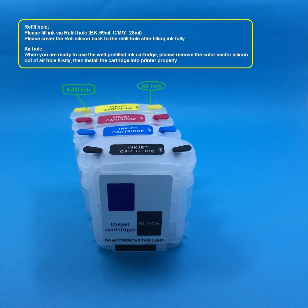 Пустой пополняемый картридж YOTAT для HP 88 Officejet Pro K550 K550dtn k550dtwn k8600 k8600dn L7480 L7590 K5400|ink