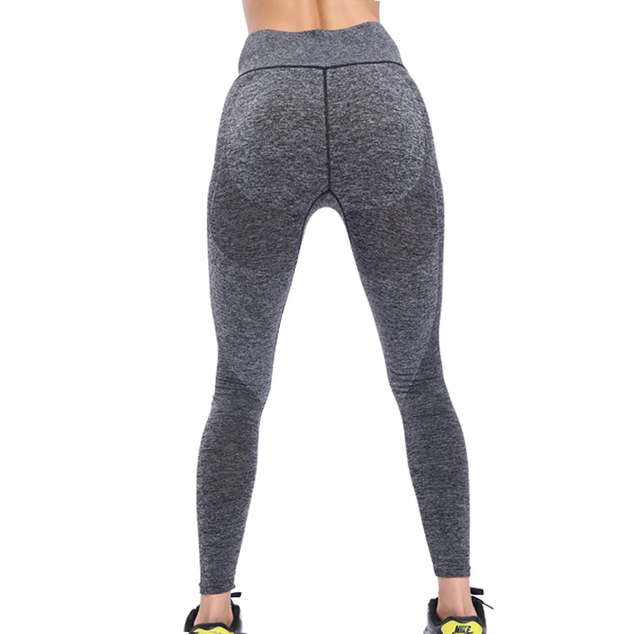 Binand High Waist Gym Leggings Sport Women Fitness Yoga Pants Sports Tights Woman Push Up Elastic Seamless Leggings 2019 News
