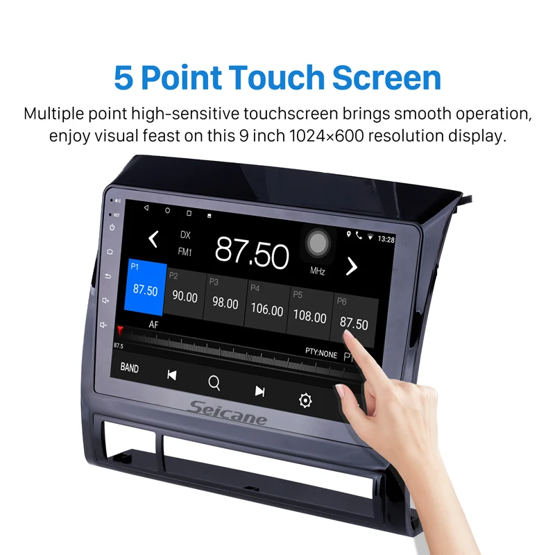 Flash Deal Seicane Android 8.1/9.0 for 2005-2013 TOYOTA TACOMA/HILUX (America Version) Car Multimedia Player GPS Navi 9 inch Stereo 3G 2