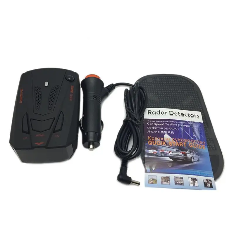 Cena Gorąca sprzedaż 1X DC 12v Radar Radar prędkości urządzenia wykrywania radaru v7 angielski rosyjski prędkościomierz mobilna prędkość Radar wykrywania ochrony
