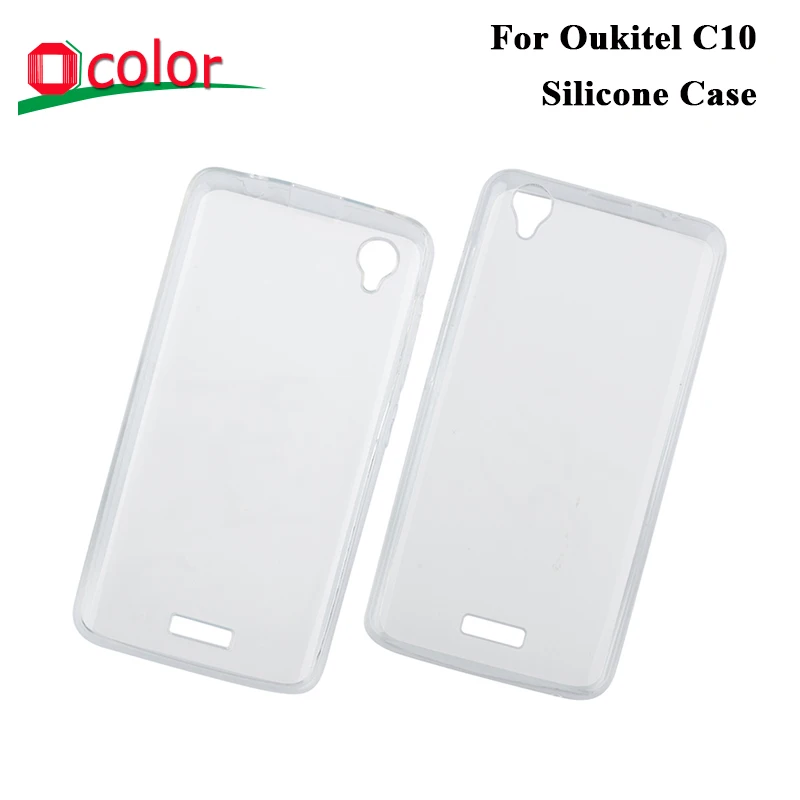 Силиконовый чехол ocolor для Oukitel C10 защитный мягкий чехол-накладка из ТПУ мобильный