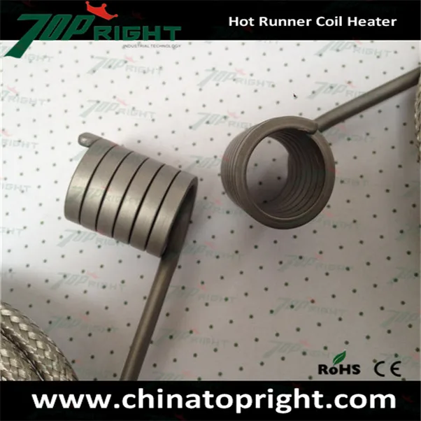 sprue bushing nozzle coil heaters