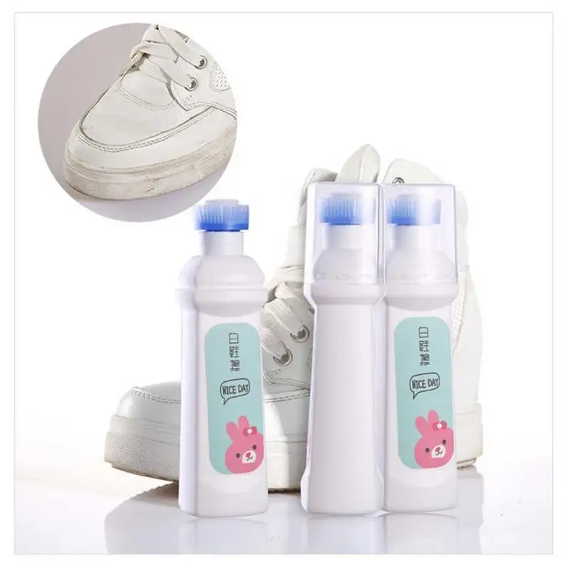 

120g Cleaning Detergent Brush for White Shoe Quick Whitening Agent Artifact Sponge Brush Professional Shoes Cleaner Care