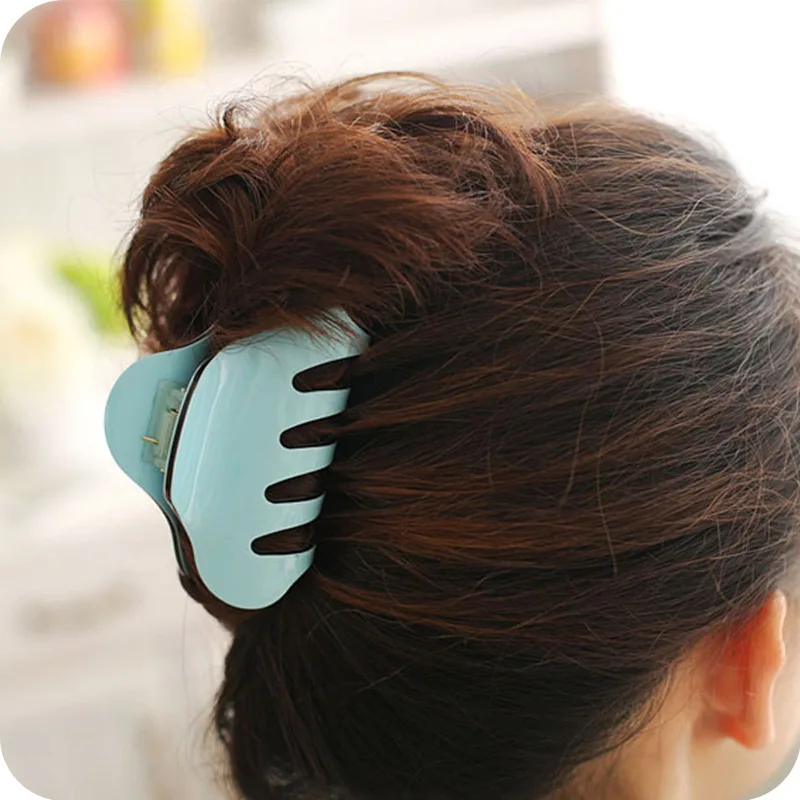 

Fashion acrylic headband candy color simple hair clips for women hair scrunchies crab claws horsetail shower hair accessories