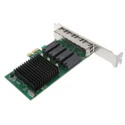 RTL8111H 4-Порты и разъёмы Gigabit PCI-e Ethernet сетевой адаптер сетевой карты Realtek Nic 1G 10/100/1000 M PCI Express сетевой карты