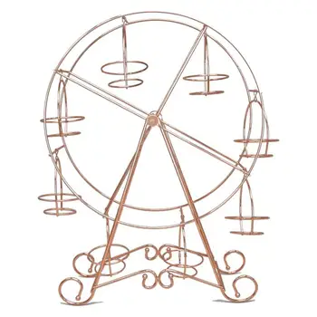 

8 Cups Cake Display Stand Party Rotating Ferris Wheel Display Utensils For Children's Birthday Party Wedding Carnival