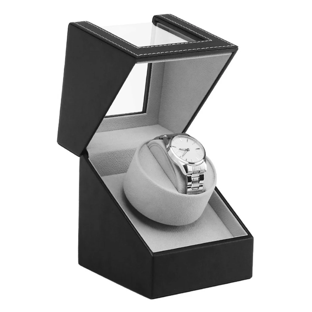 Усовершенствованный Двигатель Вибрационный экран часы Winder стенд дисплей автоматические механические часы коробка с подзаводом ювелирные изделия часы коробка