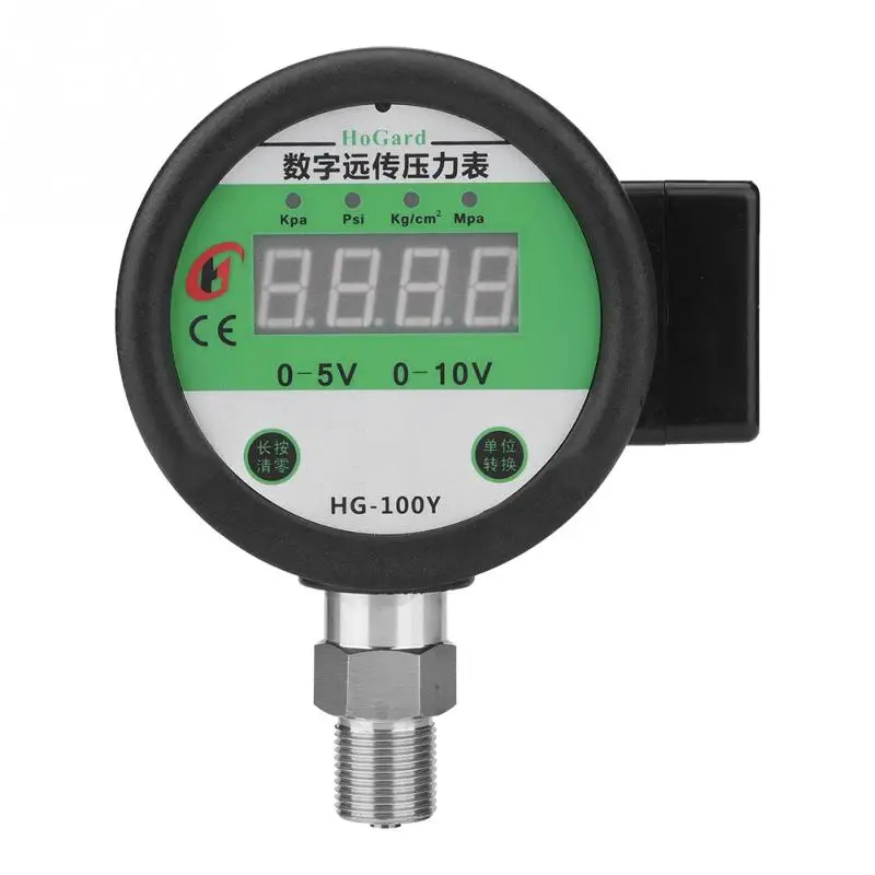 Buy Digital LCD Hydraulic Pressure Gauge M20*1.5mm Connector Digital Remote