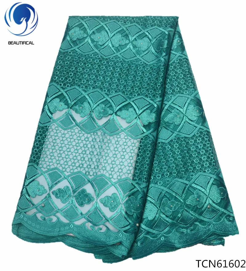 

BEAUTIFICAL lace french tulle fabric for women dress lace embroidery tulle french fabric quality fashion french fabric TCN616