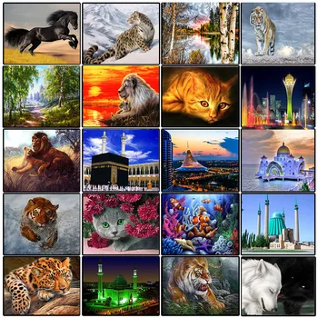 

Fashion 5d Animal Religion Diy Home Decoration Diamond Mosaic Diamond Embroidery Painting Diamond Painting Cross Stitch Gift