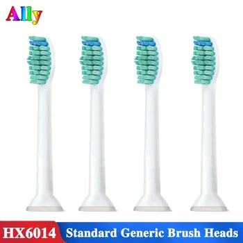

4PCS HX6013 Electric toothbrush heads Replacement for philips sonicare Standard Generic HX9023 HX3216 HX6721 toothbrush heads
