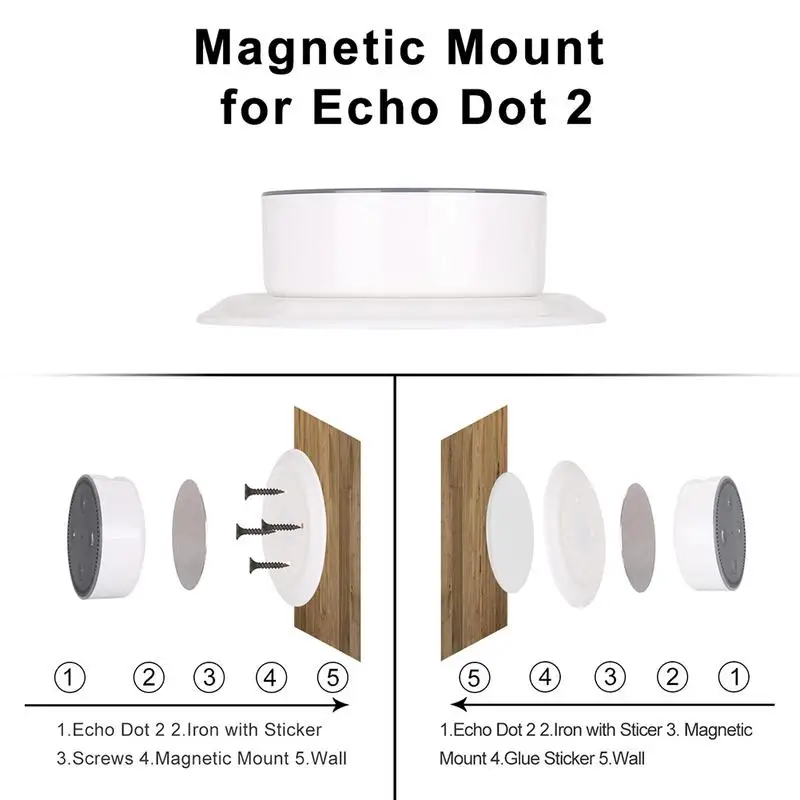 Магнитное настенное крепление для эхо ввода Google Home мини эхо точка вешалка держатель подставка аксессуары для кухни спальня ванная комната Космос-S