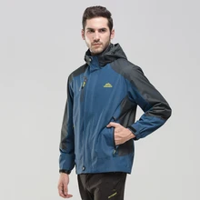 Новая мужская куртка Весенняя ветрозащитная водонепроницаемая куртка Мягкая оболочка походная куртка для спорта на открытом воздухе Туризм горные куртки 901A