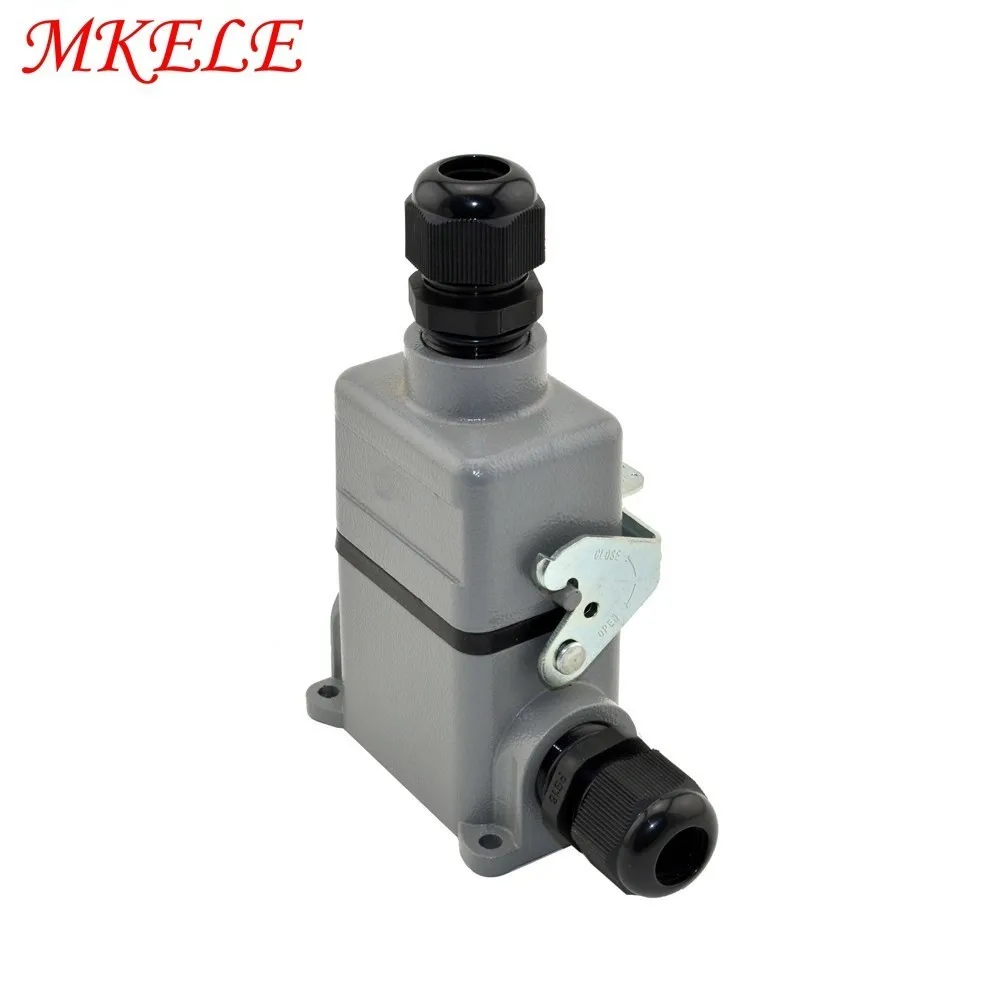 

MK-HE-006-4D CE standard useful universal heavy duty electrical enclosed computer male connector for automatic control