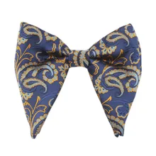 Г. Новые мужские вечерние платья Перрис кешью цветок Мальчики большой галстук бабочка полиэстер жаккардовый галстук бабочка свадьба Повседневная Ретро