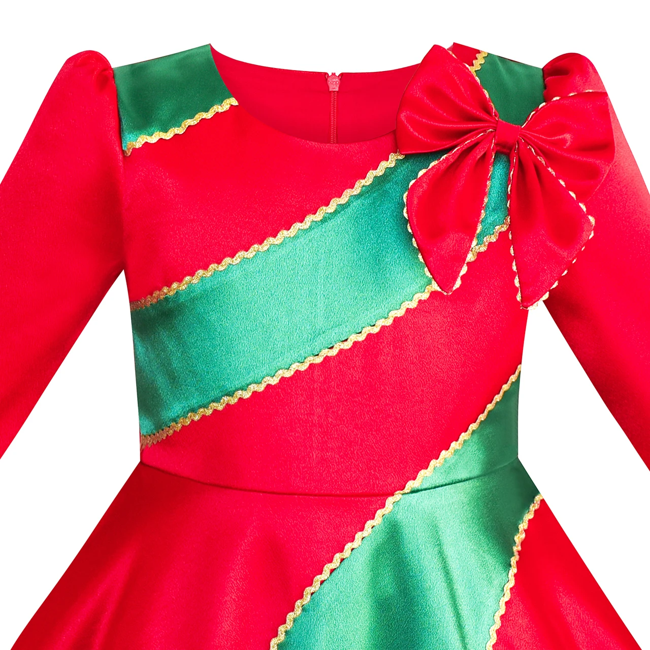 Платье для девочек Рождественские красные и зеленые вечерние летние платья принцессы года на свадьбу детская одежда пышный Сарафан Vestidos