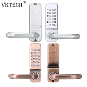 

Mechanical Digital Push Button Door Lock Keyless Keypad Combination Code Lock Anti Theft Electronic Locks