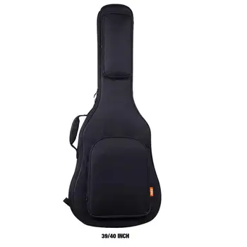 

Thickened Guitar Bag Thickened Acoustic Guitar Bag Sponge Guitar Shoulder Backpack 39 40 41 Inch Black High Quality