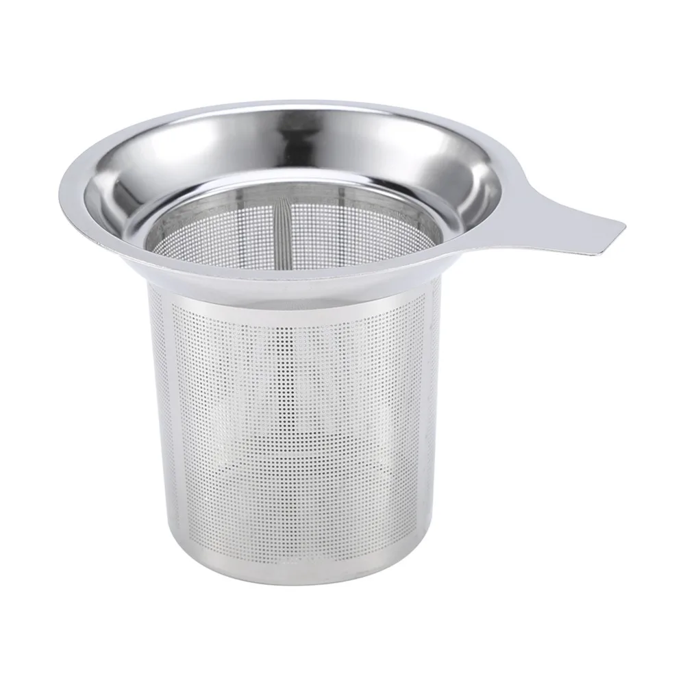 

Zerpdis Stainless Steel Mesh Tea Strainers Reusable Tea Infuser Loose Tea Leaf Spice Filter Kitchen Tools A30