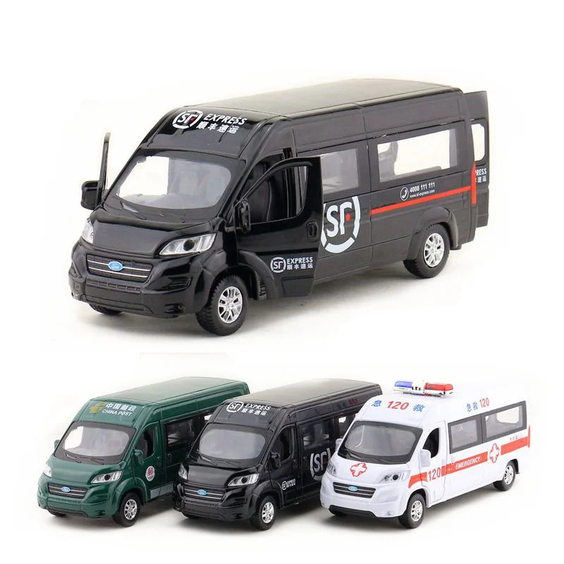 1:32 весы/литые металлические игрушки/Ford Post Van скорая/звук и свет/вытяните назад образовательная Коллекция/подарок для детей|pull back|diecast metalambulance car | АлиЭкспресс